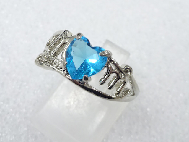 COLORED STONE FASHION RING / JP SIZE 17